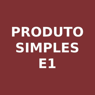 Produto simples E1